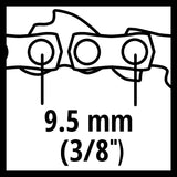 Cadena para motosierra eléctrica GE‐LC 1,1 40T 18 Li Einhell